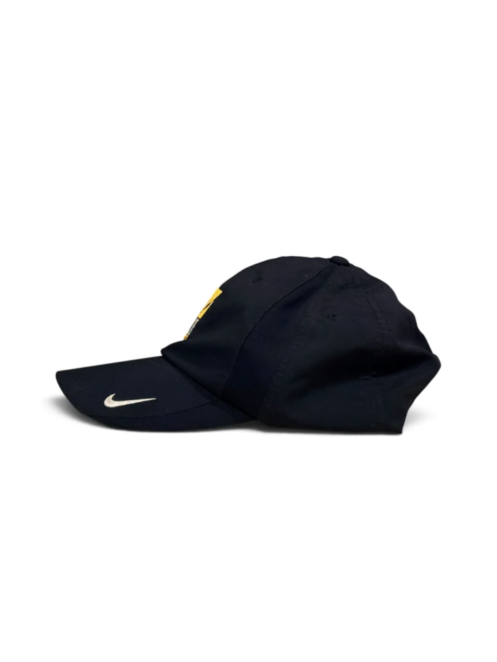 Vintage Y2K Nike Golf RISE Black Strapback Hat Cap Swoosh One Size
